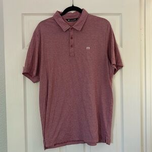 Travis Mathew Red Polo Shirt